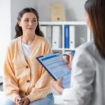 woman visiting CWC for an in-office hysteroscopy in Silver Spring