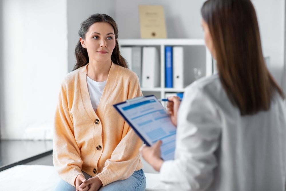 woman visiting CWC for an in-office hysteroscopy in Silver Spring